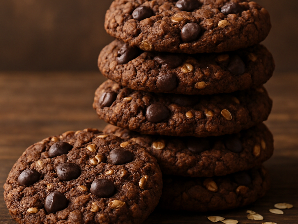 Chocoladekoekjes met havermout