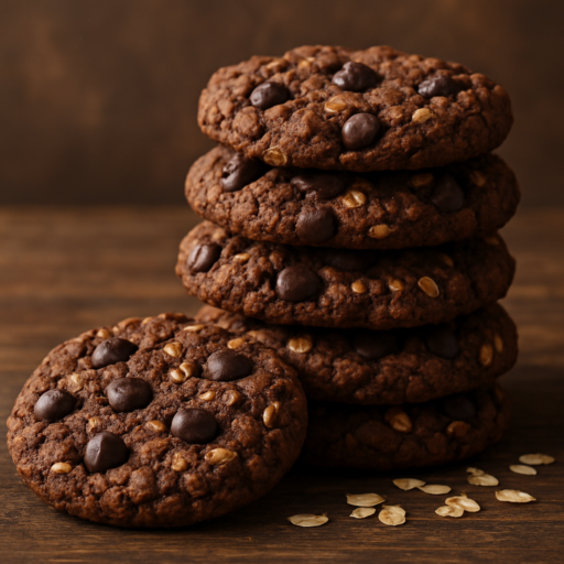 Chocoladekoekjes met havermout