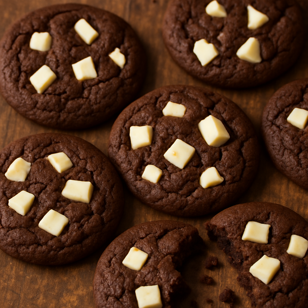 Chocoladekoekjes met witte chocolade