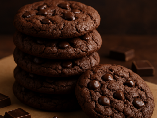 Dubbele chocoladekoekjes