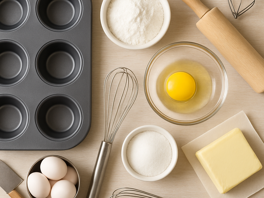Essentiële bakmaterialen voor beginners