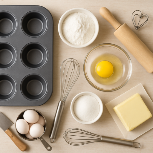 Essentiële bakmaterialen voor beginners