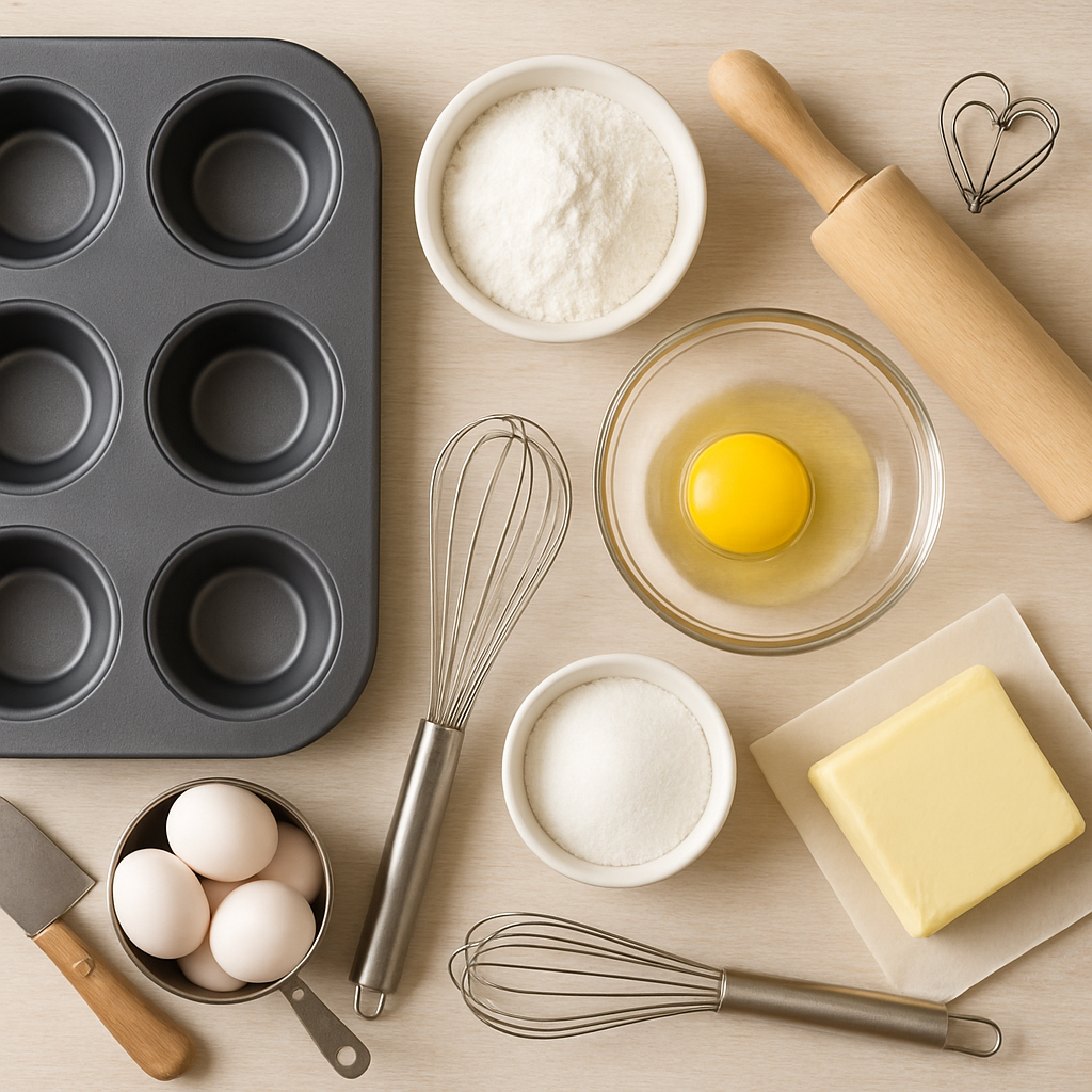 Essentiële bakmaterialen voor beginners