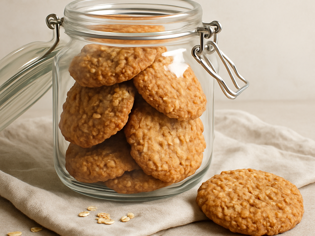 Havermoutkoekjes bewaren