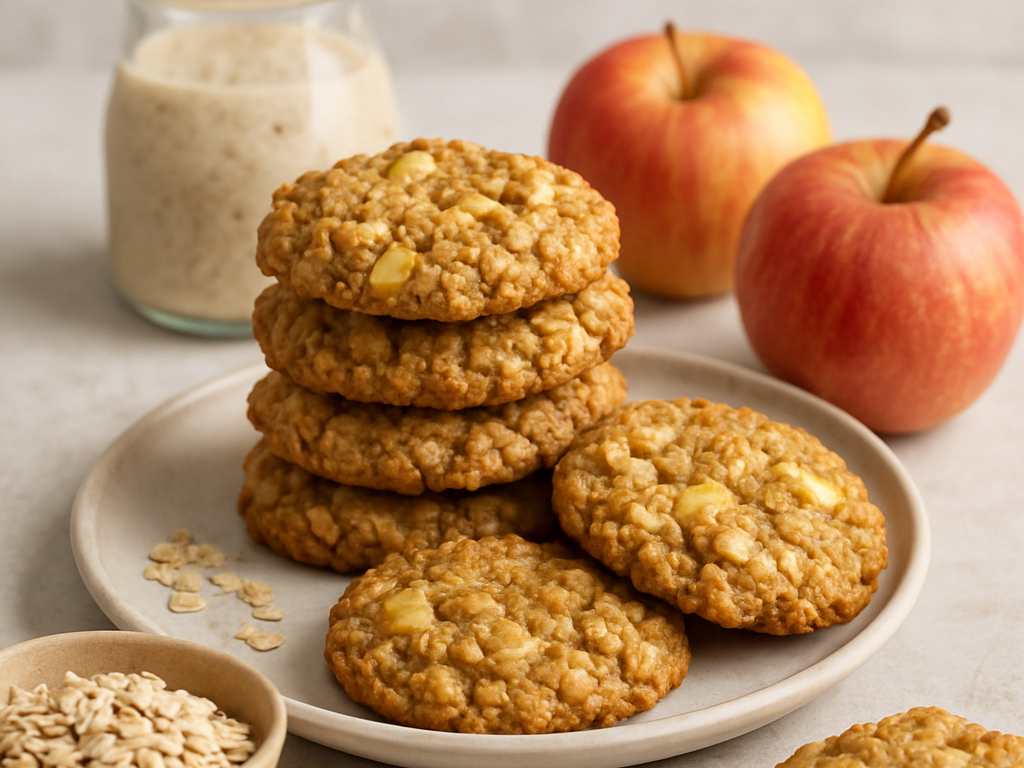 Havermoutkoekjes met appel