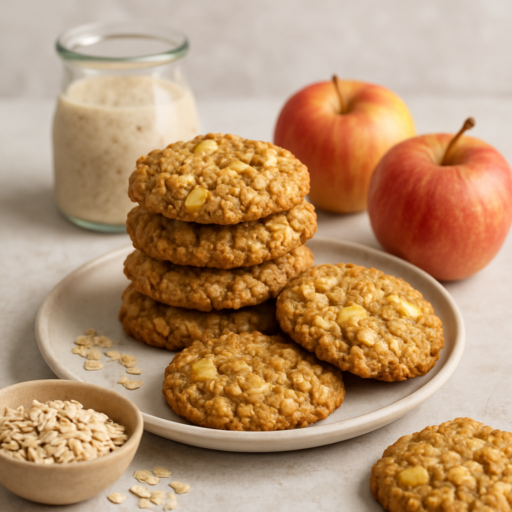 Havermoutkoekjes met appel