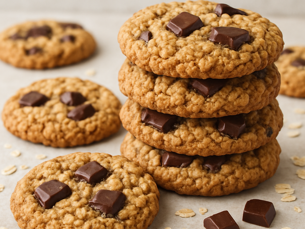 Havermoutkoekjes met chocolade