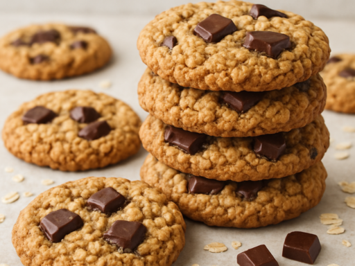 Havermoutkoekjes met chocolade
