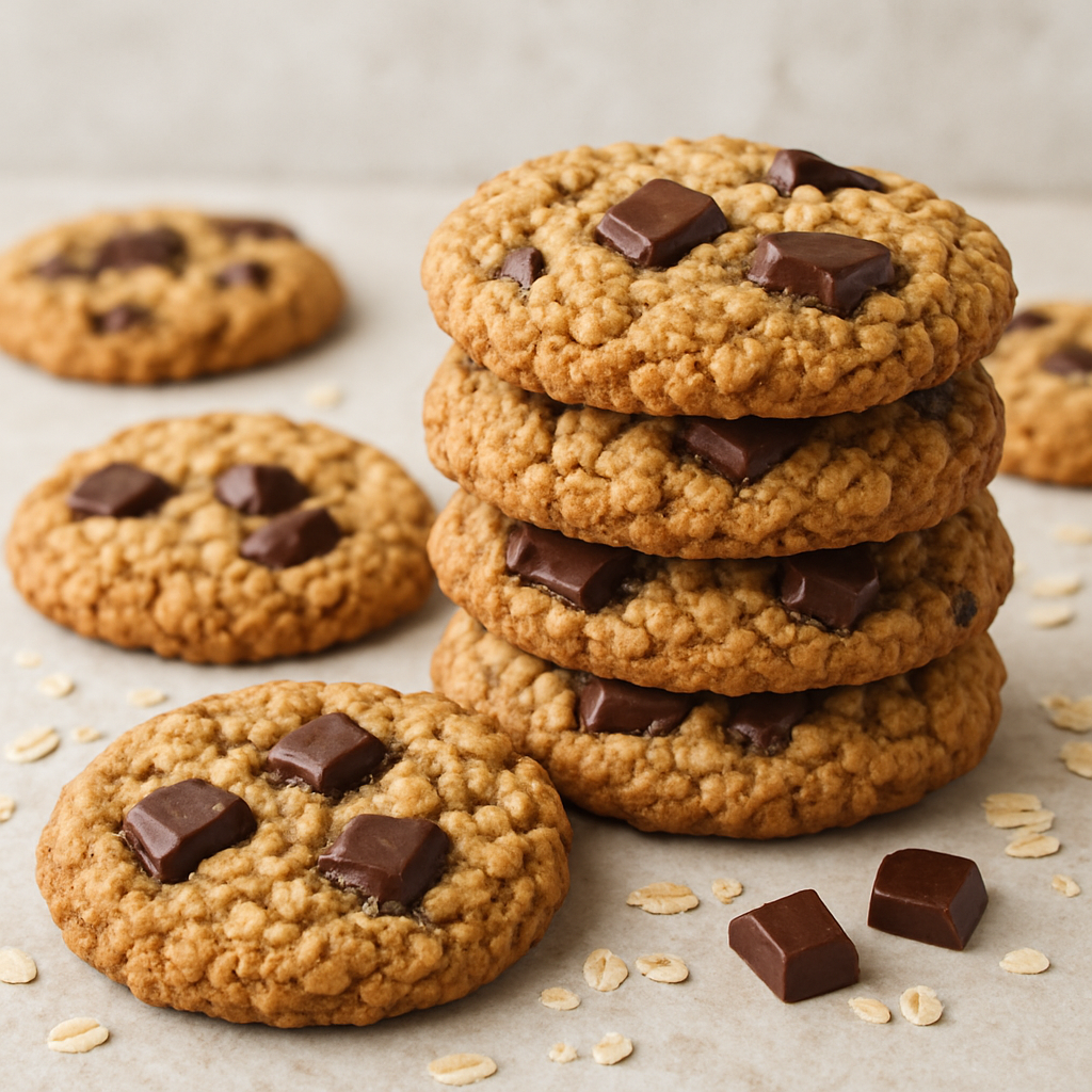 Havermoutkoekjes met chocolade
