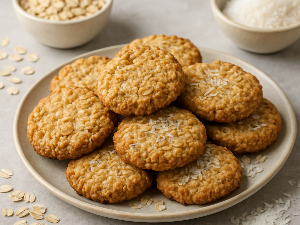 Havermoutkoekjes met kokos