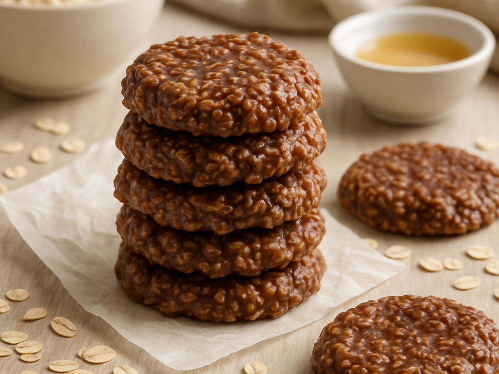Havermoutkoekjes zonder oven