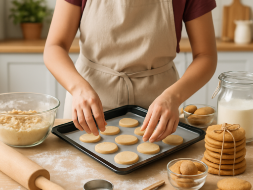Koekjes bakken voor verkoop