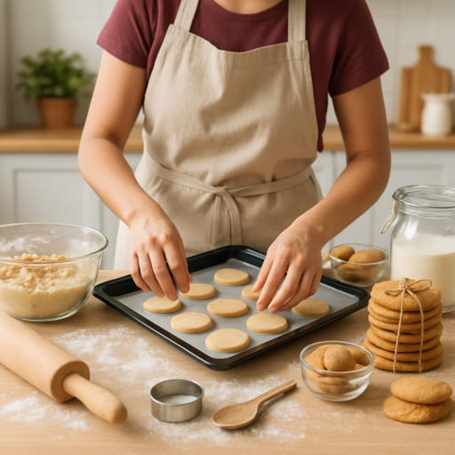 Koekjes bakken voor verkoop