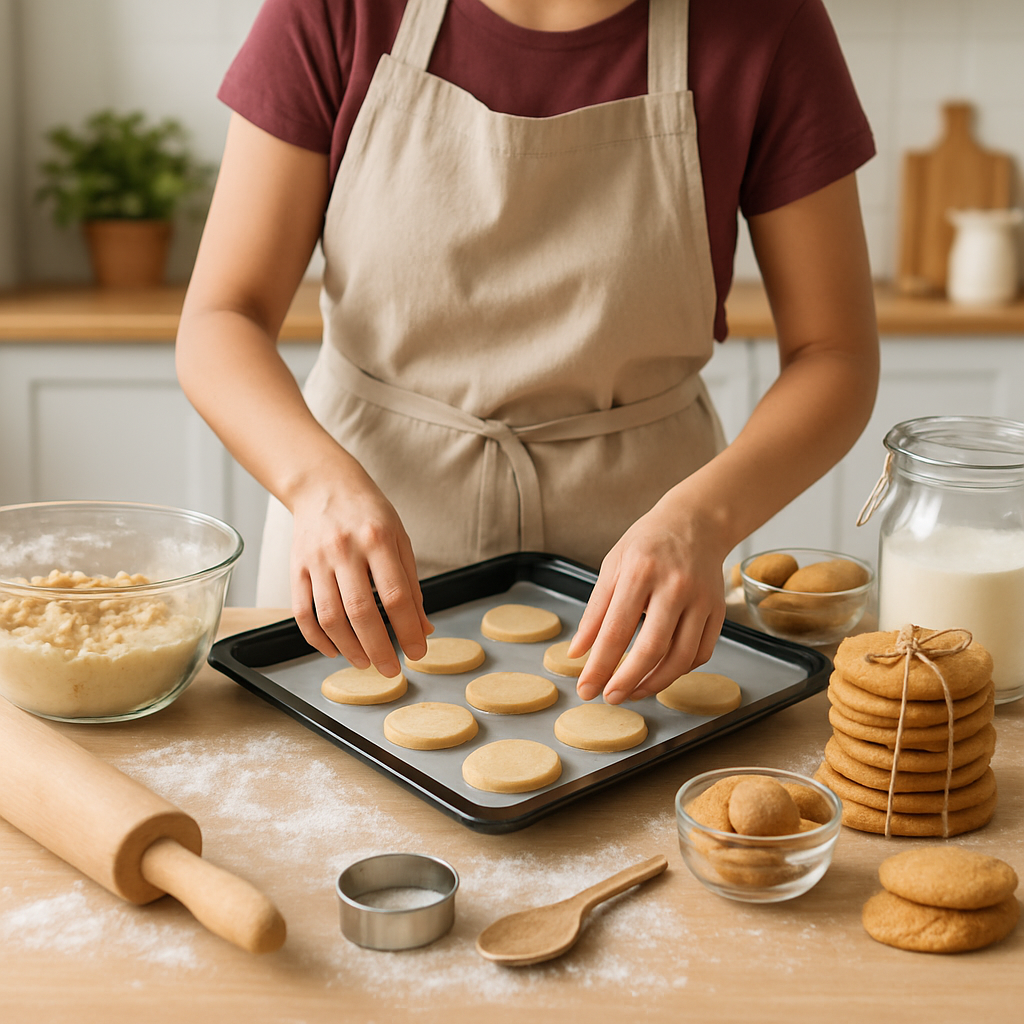 Koekjes bakken voor verkoop