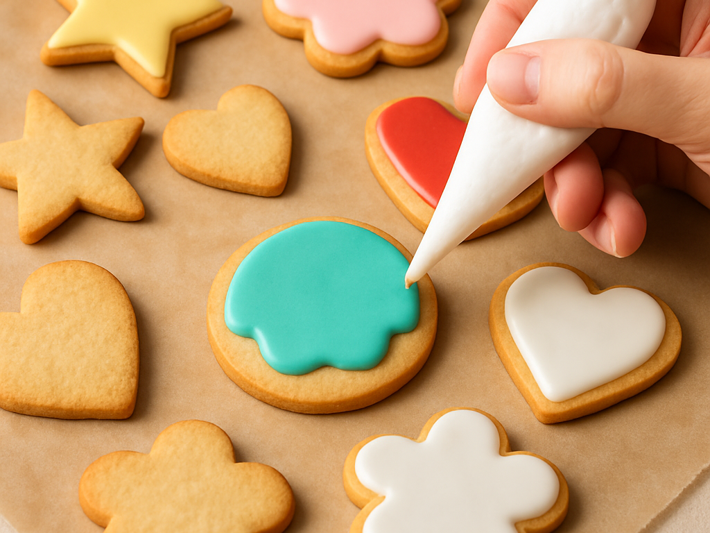Koekjes decoreren met glazuur