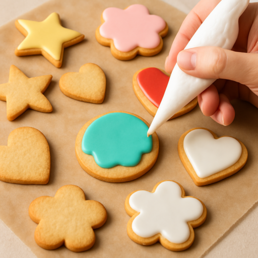 Koekjes decoreren met glazuur