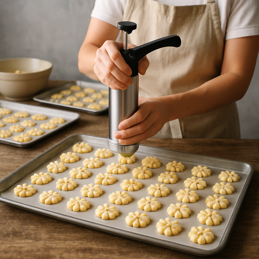Koekjes in grote hoeveelheden bakken