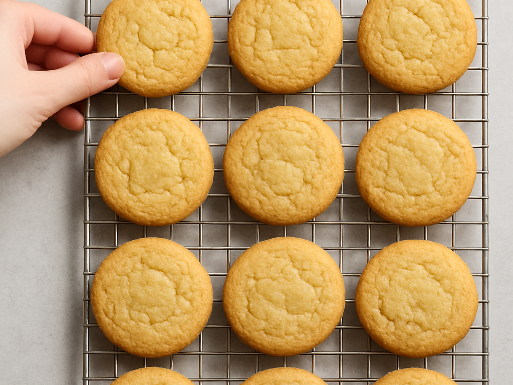 Koekjes laten afkoelen zonder breken