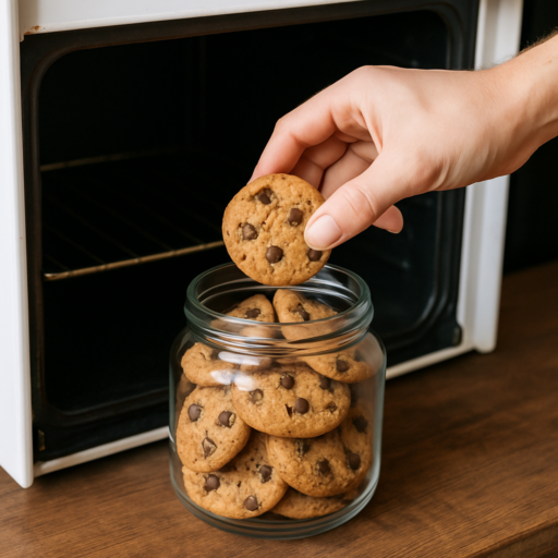 Koekjes opnieuw knapperig maken