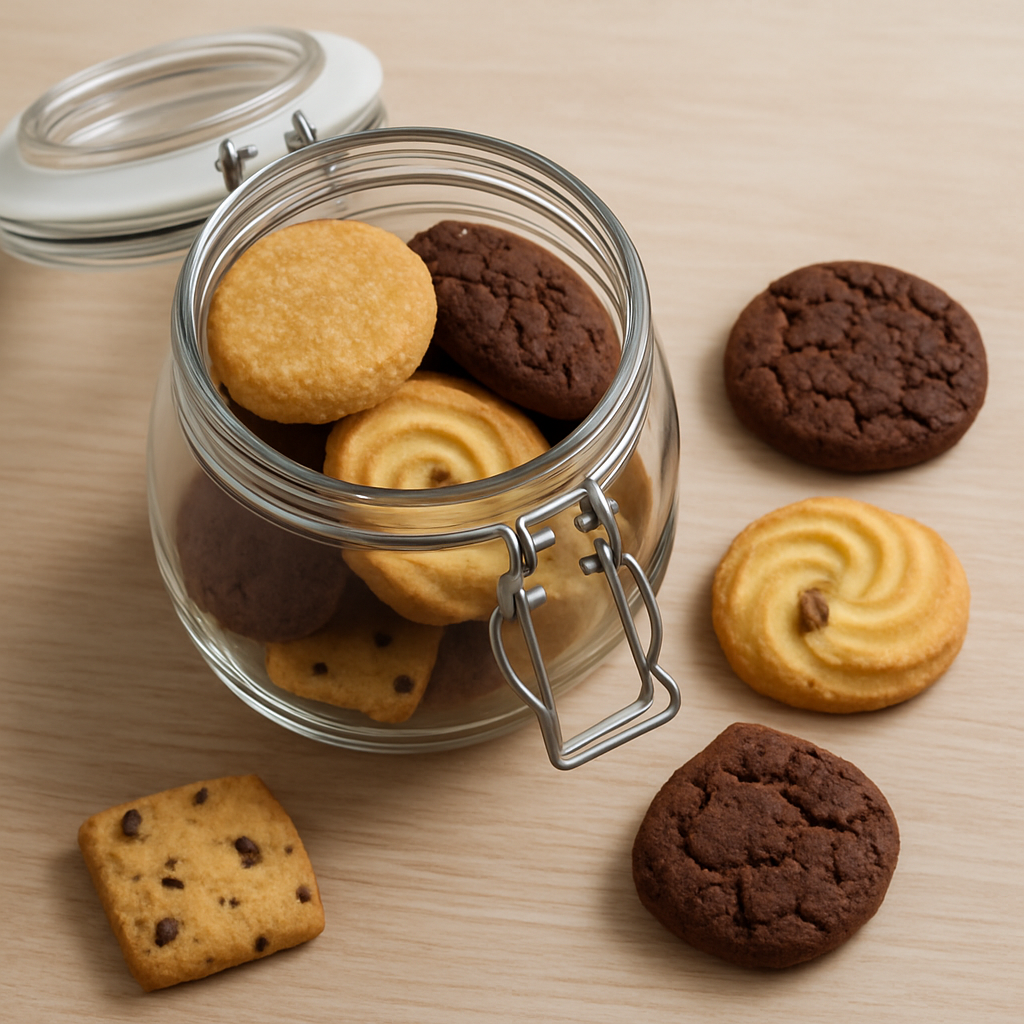 Verschillende koekjes samen bewaren of niet