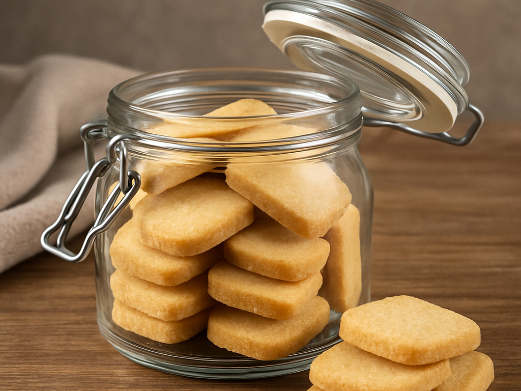 Zandkoekjes het beste bewaren