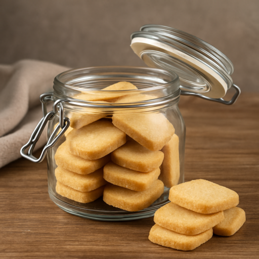 Zandkoekjes het beste bewaren