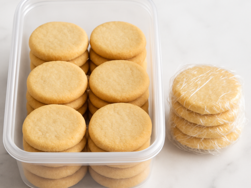 Zandkoekjes invriezen