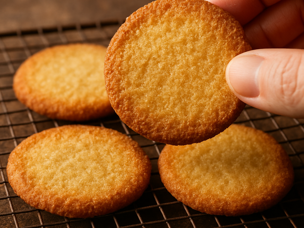 Zandkoekjes krokant maken