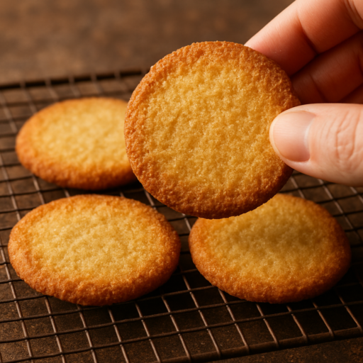 Zandkoekjes krokant maken
